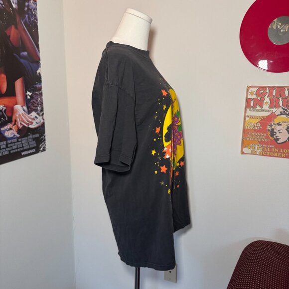 Vintage Halloween Black, Yellow, and Orange Witch Causal Tee Shirt - Picture 6 of 10